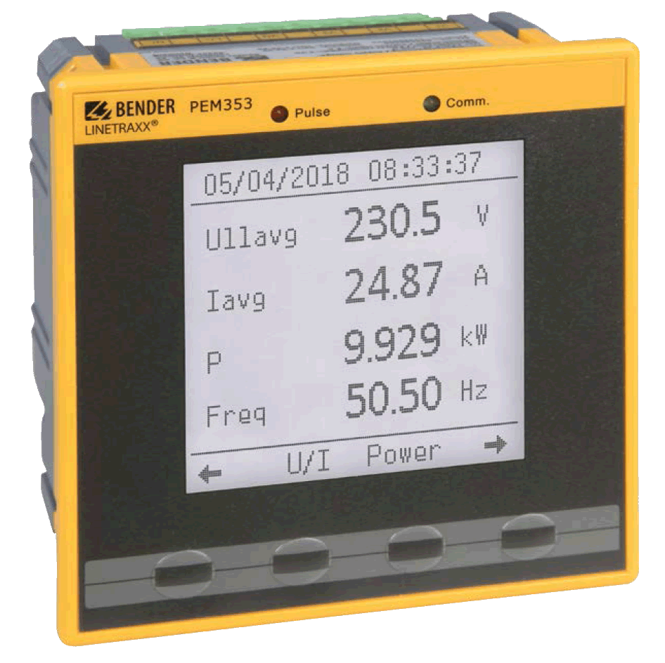 Monitorizarea parametrilor si masurarea energiei - LINETRAXX® PEM353
